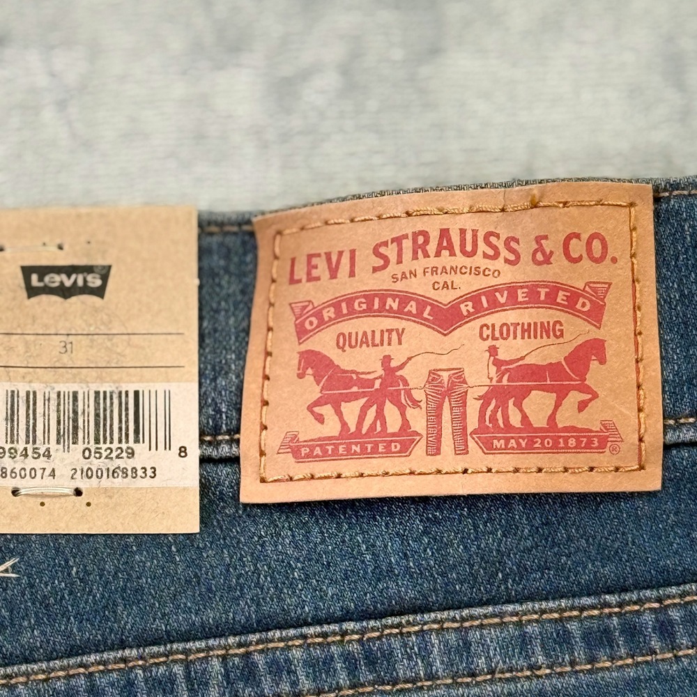 Levis 311 Shaping Skinny Capri Jeans Medium Wash Blue Denim 31 Waist 32" - Picture 5 of 16